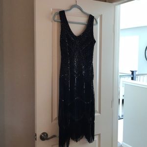 Black 20s themed dress